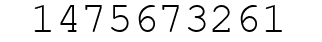 Number 1475673261.