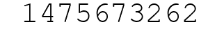 Number 1475673262.