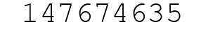 Number 147674635.