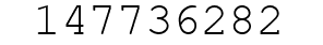 Number 147736282.