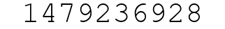 Number 1479236928.