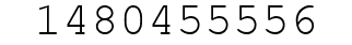 Number 1480455556.
