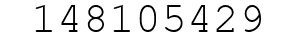 Number 148105429.