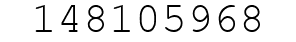 Number 148105968.