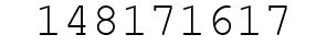 Number 148171617.