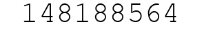 Number 148188564.