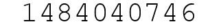 Number 1484040746.
