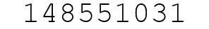 Number 148551031.