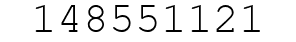 Number 148551121.