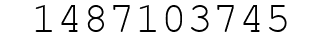 Number 1487103745.