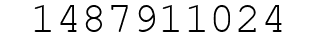 Number 1487911024.