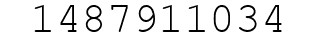 Number 1487911034.