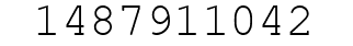 Number 1487911042.