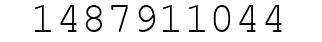 Number 1487911044.