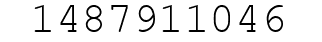 Number 1487911046.