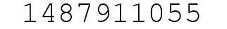 Number 1487911055.