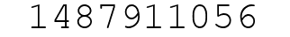Number 1487911056.