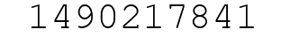 Number 1490217841.