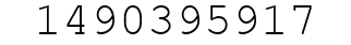 Number 1490395917.