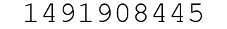 Number 1491908445.