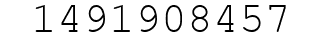 Number 1491908457.