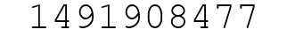 Number 1491908477.