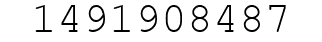 Number 1491908487.