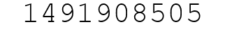 Number 1491908505.