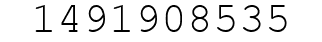 Number 1491908535.