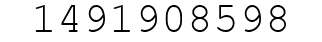 Number 1491908598.