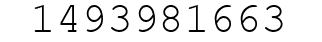 Number 1493981663.