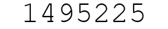 Number 1495225.