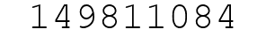 Number 149811084.