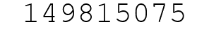 Number 149815075.