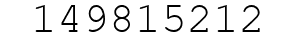 Number 149815212.