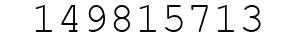 Number 149815713.