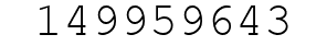 Number 149959643.