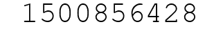 Number 1500856428.