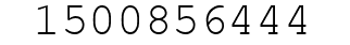 Number 1500856444.