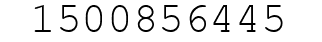 Number 1500856445.
