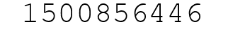 Number 1500856446.