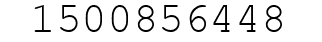 Number 1500856448.