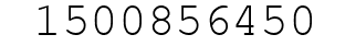 Number 1500856450.
