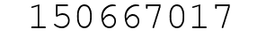 Number 150667017.