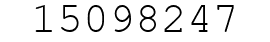 Number 15098247.