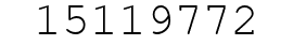 Number 15119772.