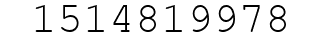 Number 1514819978.