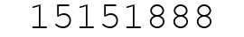 Number 15151888.