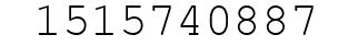 Number 1515740887.