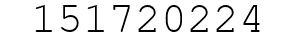 Number 151720224.